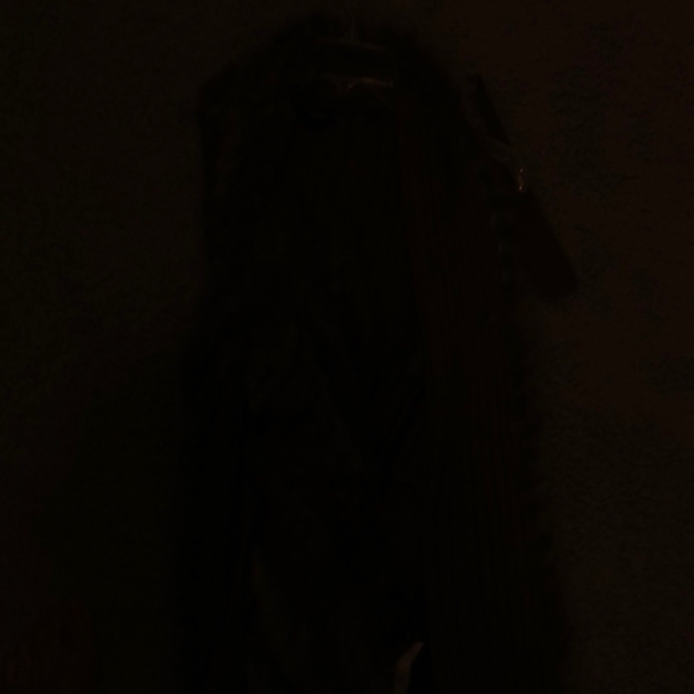 Long fur vest super soft